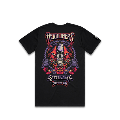 HEADLINERS - Premium Regular Tee (Black)