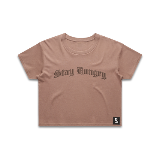 ESSENTIALS 1.0 - Premium Crop Top (Dusty Rose)