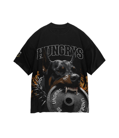 CLAIM OF THE UNDERDOGS - Premium Oversize Tee (HEAVYWEIGHT - Black)