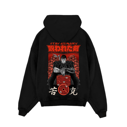 PREVENTA - NOROWARETA KEN - Premium Oversize Hoodie (HEAVYWEIGHT - Black)