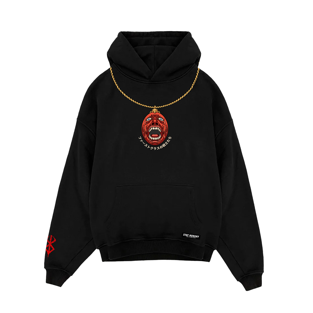 PREVENTA - NOROWARETA KEN - Premium Oversize Hoodie (HEAVYWEIGHT - Black)