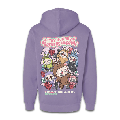 PARTNERS IN CRIME (LABUBU) - Premium Regular Hoodie (Mauve)