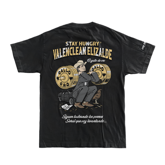 VALENCLEAN ELIZALDE - Premium Oversize Tee (HEAVYWEIGHT - Black)