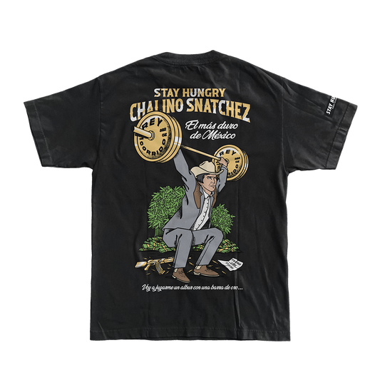 CHALINO SNATCHEZ - Premium Oversize Tee (HEAVYWEIGHT - Black)