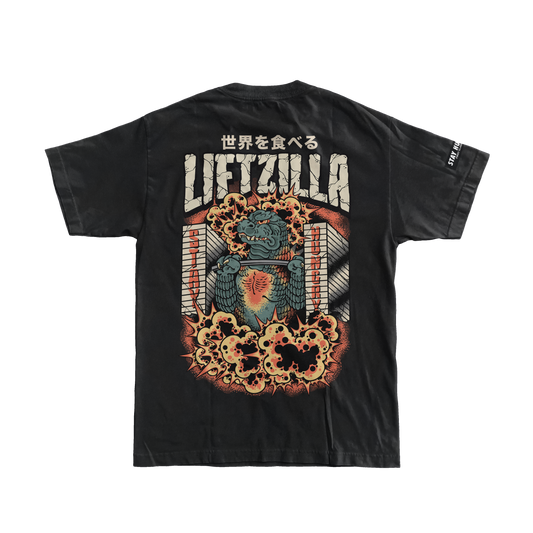 LIFTZILLA - Premium Oversize Tee (HEAVYWEIGHT - Black)