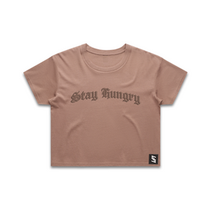 ESSENTIALS 1.0 - Premium Crop Top (Dusty Rose)