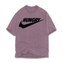 Cargar imagen en el visor de la galería, HUNGRY SWOOSH - Premium Oversize Tee (HEAVYWEIGHT - Faded Light Mauve)
