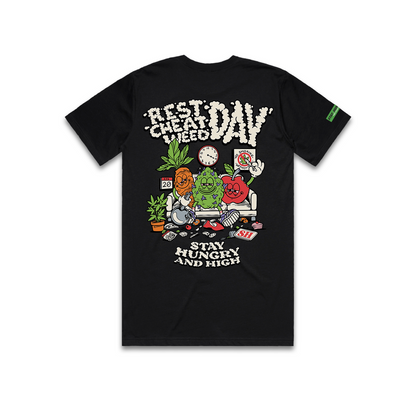 REST DAY - Premium Regular Tee (Black)