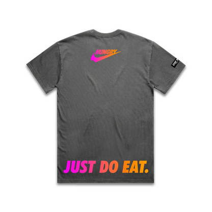 HUNGRY SWOOSH - Premium Regular Tee (Black Pigment Dye)