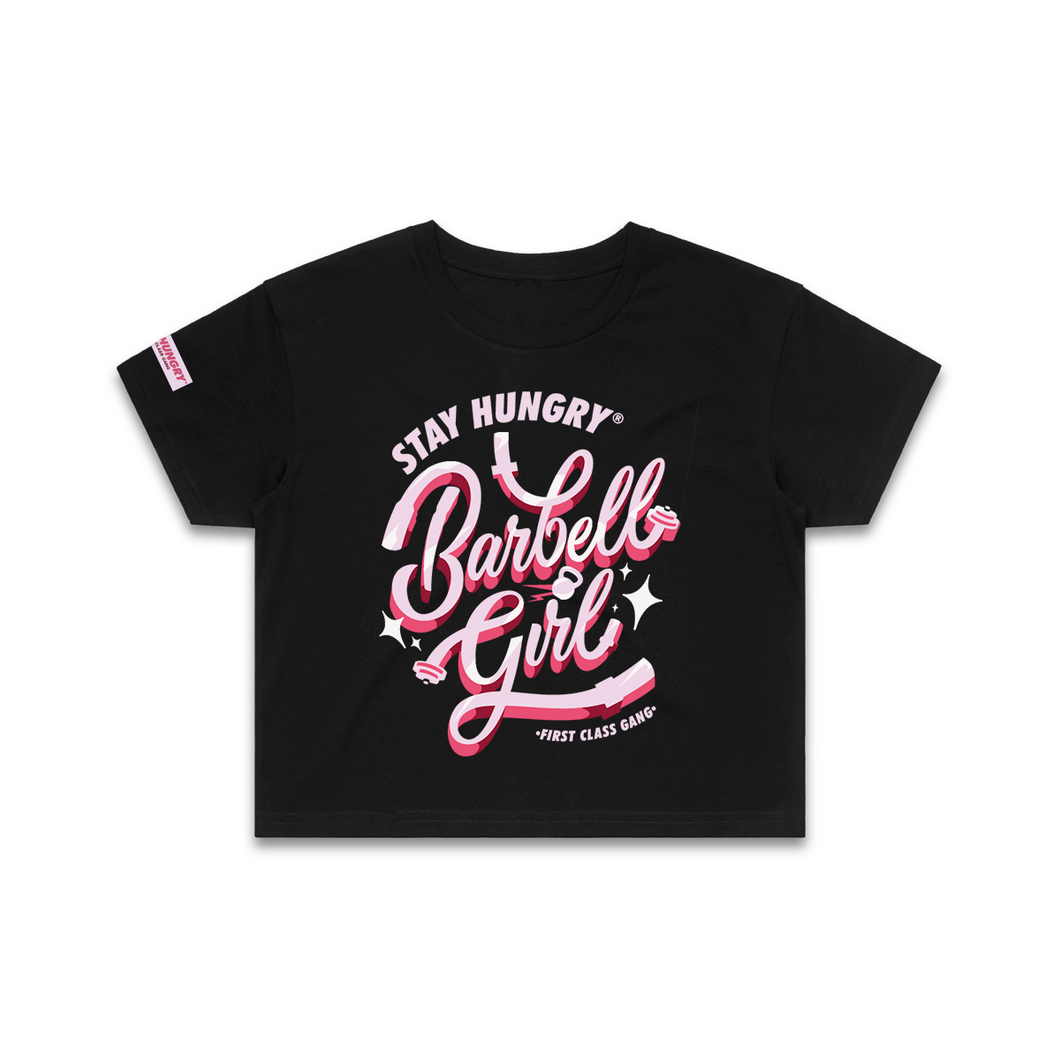 BARBELL GIRL - Premium Crop Top