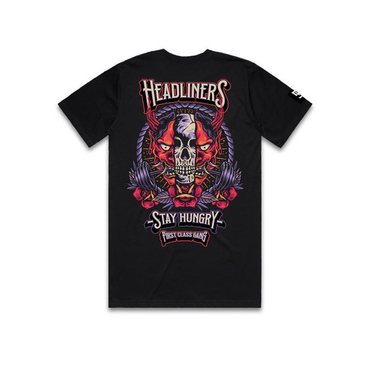 HEADLINERS - Premium Regular Tee (Black)