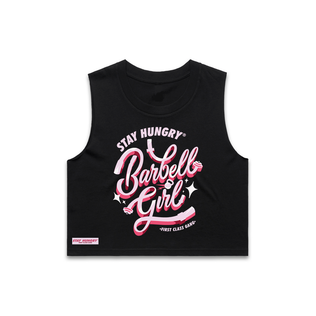 BARBELL GIRL - Premium Crop Tank