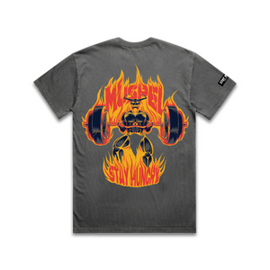 MUSPELHEIM - Premium Regular Tee (Black Pigment Dye)