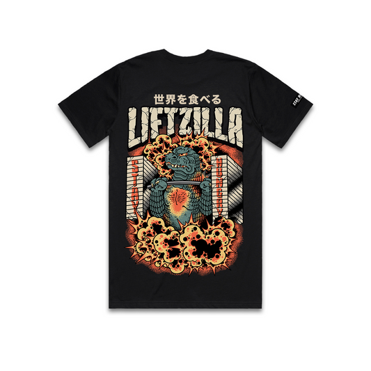 LIFTZILLA - Premium Regular Tee (Black)