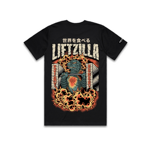 LIFTZILLA - Premium Regular Tee (Black)