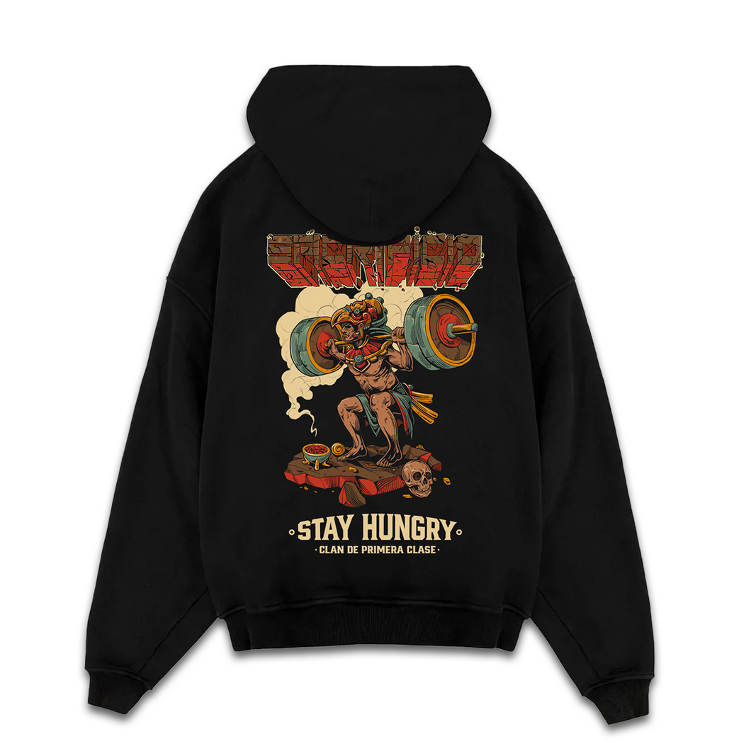 SACRIFICIO - Premium Oversize Hoodie (HEAVYWEIGHT - Black)