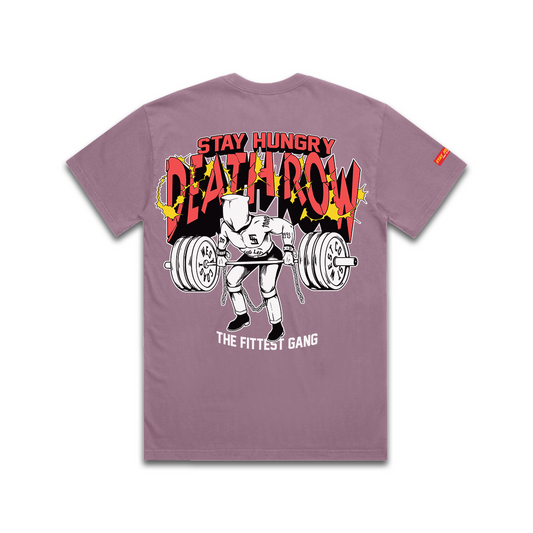 DEATH ROW 2.0 - Premium Regular Tee (Faded Light Mauve)