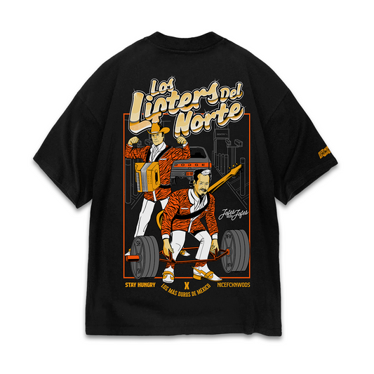 LOS LIFTERS DEL NORTE - Premium Oversize Tee (HEAVYWEIGHT - Black)