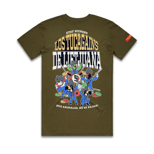 LOS TUCAGAINS DE LIFTJUANA - Premium Regular Tee (Army)