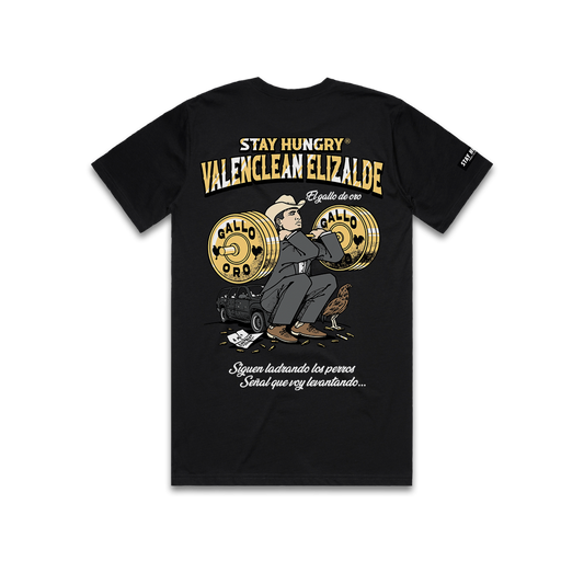 VALENCLEAN ELIZALDE - Premium Regular Tee (Black)